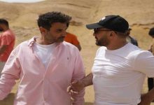 صورة السقا وفهمي يحتفلان بانتهاء تصوير فيلمهما “أحمد وأحمد” (فيديو)
