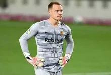 صورة تير شتيجن يتحدث عن حظوظ برشلونة في الفوز بدوري أبطال أوروبا الموسم المقبل
