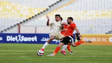 صورة طاقم حكام مباراة الأهلي وفاركو في الدوري الممتاز