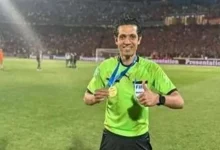 صورة الغندور حكما لمباراة الأهي والمصري البورسعيدي بالدوري