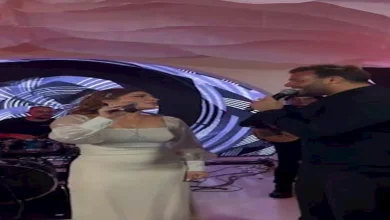 صورة “رقص وغناء مع رامي صبري”.. أصالة تحتفل بزفاف ابن شقيقتها أماني