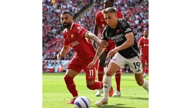 صورة أهداف مباراة أرسنال وليفربول في الدوري الإنجليزي