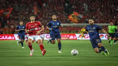 صورة لحظة بلحظة الأهلي وسيراميكا كليوباترا