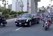 صورة الرئيس الأمريكي يصطحب “الوحش” في جولته الخليجية الحالية.. صور وتفاصيل