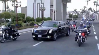 صورة الرئيس الأمريكي يصطحب “الوحش” في جولته الخليجية الحالية.. صور وتفاصيل