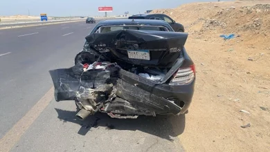 صورة “قدر الله وماشاء فعل”.. نجم الأهلي السابق يتعرض لحادث سير