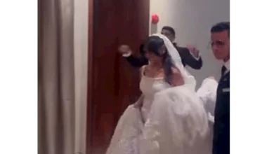 صورة الصور الأولى من حفل زفاف هيا ابنة الفنانة أمل رزق