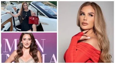 صورة نسرين طافش بفستان جريء وناهد السباعي وسط البحر.. لقطات نجوم الفن خلال 24 ساعة