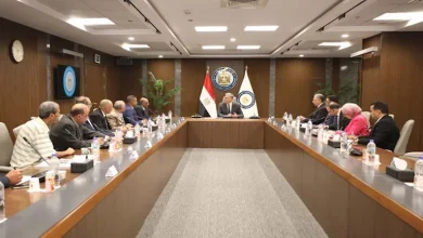 صورة وزير البترول يبحث مع النقابة العامة للمناجم والمحاجر التعاون في تطوير قطاع التعدين