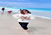 صورة إلهام شاهين تنشر صورا وسط البحر من الساحل الشمالي.. والجمهور يعلق