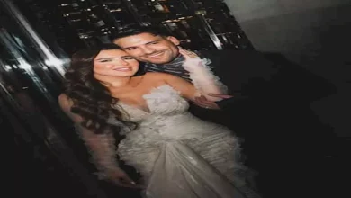 صورة مسلم ينشر صورًا جديدة من حفل زفافه على يارا تامر