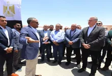 صورة افتتاح محطة الغاز الرئيسية التابعة لشركة طاقة غاز