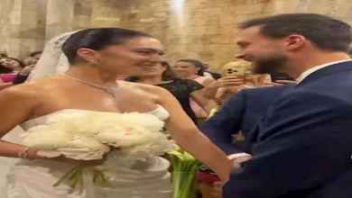صورة الصور الأولى من حفل زفاف الفنانة اللبنانية ستيفاني عطالله