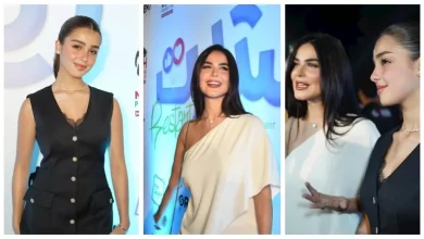 صورة رانيا منصور وابنتها يخطفان الأنظار بصور جديدة من العرض الخاص لفيلم “ري