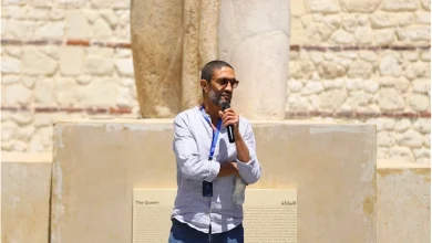 صورة الليلة.. خالد كمال يقدم حفل ختام مهرجان الإسكندرية للفيلم القصير