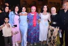 صورة أمل رزق تحتفل بعقد قران ابنتها هيا كتكت بحضور نجوم الفن