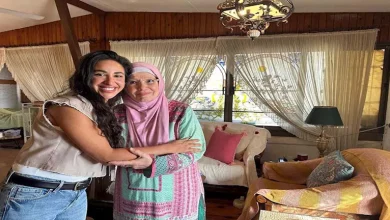صورة بالصور| كيف انتهت أزمة آية سماحة ومشيرة إسماعيل؟ وما علاقة كريم فهمي؟