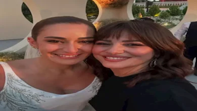 صورة ريهام عبدالغفور تهنئ أمينة خليل بحفل زفافها: “بحبك وفرحتلك جدًا”
