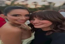 صورة بصحبة النجوم..ريهام عبدالغفور تستعرض إطلالتها بزفاف أمينة خليل والجمهو