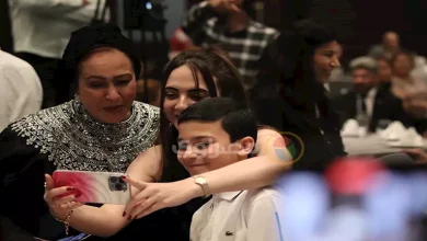 صورة توافد نجوم الفن على حفل “حقوق الإنسان” لتوزيع جوائز الدراما الرمضانية