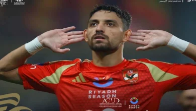 صورة طاهر يسجل هدف تقدم الأهلي على حرس الحدود (فيديو)