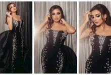 صورة بفستان أسود لامع.. أنغام تتألق في أحدث جلسة تصوير
