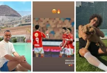 صورة ستوري نجوم كرة القدم.. احتفال طاهر.. نيولوك أفشة.. طفولة لامين يامال