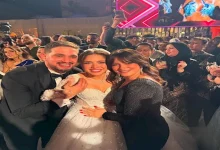 صورة بالصور- ريهام عبد الغفور تهنئ رنا رئيس بحفل زفافها:”حبيبة قلبي وبنوتي”