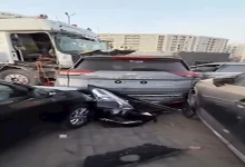 صورة بعد حادث القطامية| الكشف عن أرقام شاسيهات السيارات المتحطمة لمنع إعادة بيعها جديدة