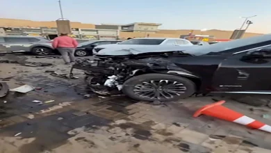صورة قبل حادث القطامية.. سيارات “زيرو” تحطمت قبل أن تلمس الأرض في مصر