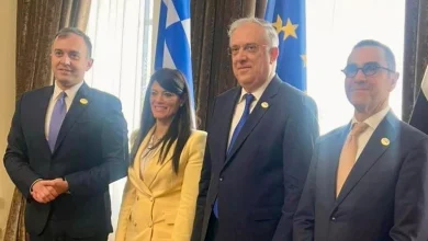 صورة وزيرة التخطيط والتعاون تعقد جلسة مباحثات مع وزير التنمية اليوناني لتعزيز العلاقات الاقتصادية