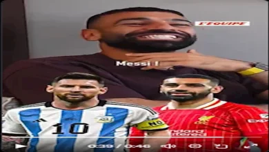 صورة محمد صلاح يجيب.. من يسدد بقدمه اليسرى أفضل هو أم ميسي؟ (فيديو)
