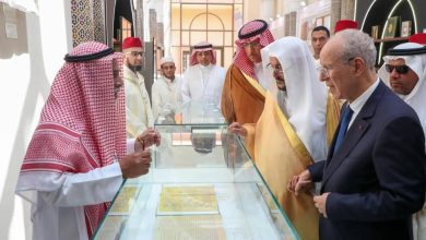 صورة وزير الشؤون الإسلامية يفتتح معرض جسور السابع في المغرب  أخبار السعودية