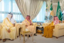 صورة نائب وزير الحرس الوطني يستقبل عدداً من أمراء الأفواج  أخبار السعودية
