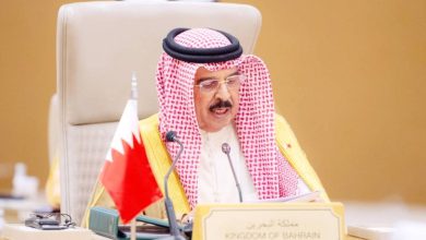 صورة ملك البحرين: حل الدولتين السبيل لسلام دائم وشامل بالمنطقة  أخبار السعودية