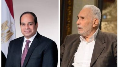 صورة بعد إعلان مؤسسة حكومية وفاته.. الرئيس المصري يطمئن على صحة فنان شهير  أخبار السعودية