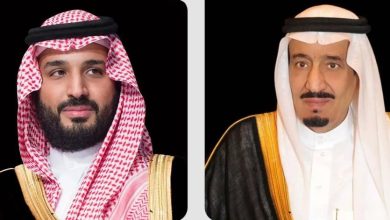 صورة خادم الحرمين وولي العهد يُعزيان سُلطان عُمان في وفاة السيدة خالصة بنت نصر البوسعيدي  أخبار السعودية