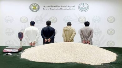 صورة مخبأة في شحنة طاولات.. ضبط 1.5 مليون قرص إمفيتامين  أخبار السعودية