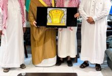 صورة رئيس وأعضاء مجلس إدارة جمعية الدعوة والإرشاد يزورون محافظ الحرث  أخبار السعودية