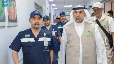 صورة وزير الصحة يزور مستشفى قوى الأمن بمكة المكرمة  أخبار السعودية