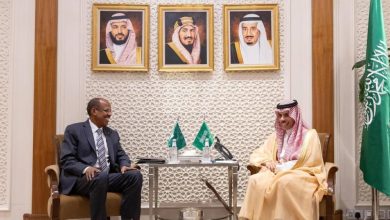 صورة وزير الخارجية يستقبل رئيس مفوضية الاتحاد الأفريقي  أخبار السعودية