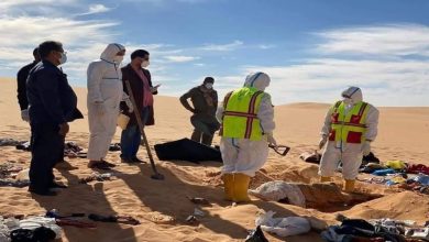 صورة مصرع 11 مهاجراً سودانياً في صحراء ليبيا  أخبار السعودية