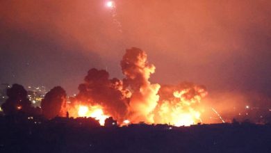 صورة | جيش الاحتلال يشن غارة جوية قرب القصر الرئاسي في دمشق