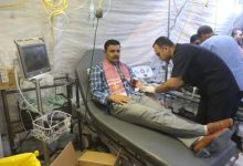 صورة | المستشفى الميداني الأردني جنوب غزة/6 ينظم حملة للتبرع بالدم