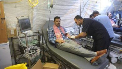 صورة | المستشفى الميداني الأردني جنوب غزة/6 ينظم حملة للتبرع بالدم