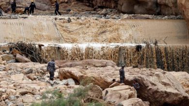 صورة | الأمن العام: العثور على جثتي أم وابنتها من الجنسية البلجيكية فُقدتا جراء السيول في الشوبك