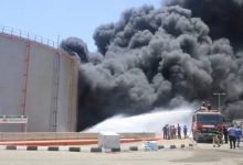 صورة | وكالات: انفجار ضخم في بورتسودان