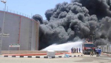 صورة | وكالات: انفجار ضخم في بورتسودان