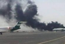 صورة | الاحتلال الإسرائيلي يزعم تعطيل مطار صنعاء الدولي وقصف مواقع حساسة في اليمن