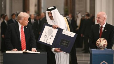 صورة | قطر تسلم الراية رسمياً لأمريكا لتنظيم مونديال 2026.. فيديو